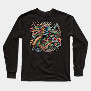 Japanese Dragon Long Sleeve T-Shirt